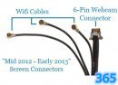 Mid 2012 - Early 2013 Retina Screen Connectors