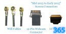 Mid 2013- Early 2015 Retina Screen Connectors